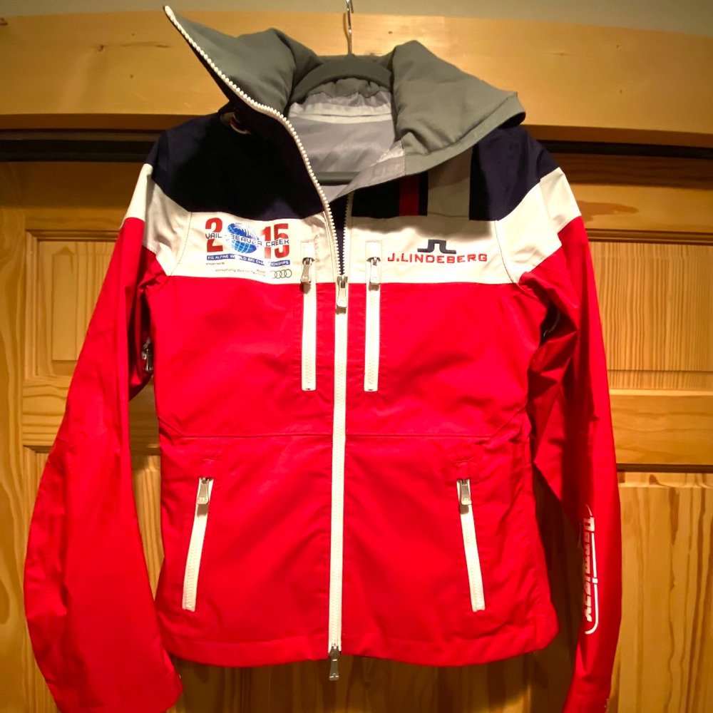 RARE 2015 J. LINDEBERG FIS World Alpine Ski Championship USA Soft Shell Jacket